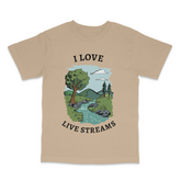 I Love Live Streams Tee