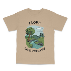 I Love Live Streams Tee