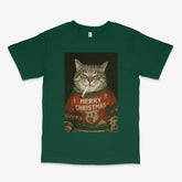 Christmas Cat T Shirt