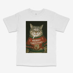 Christmas Cat T Shirt