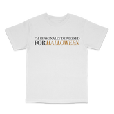 Seasonally Depressed Halloween T Shirt