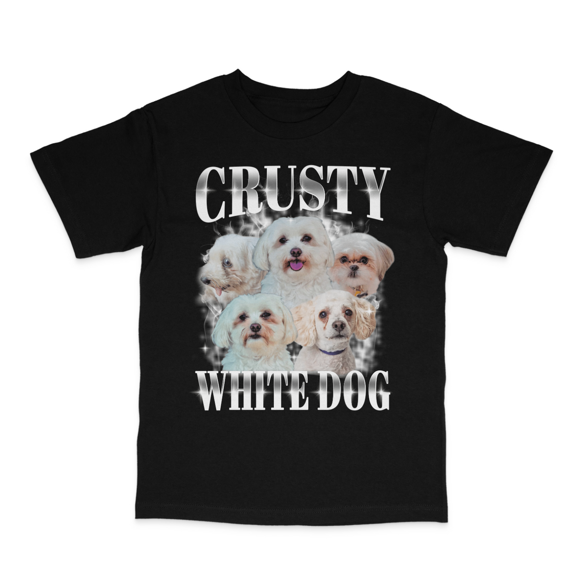 Crusty White Dog Tee