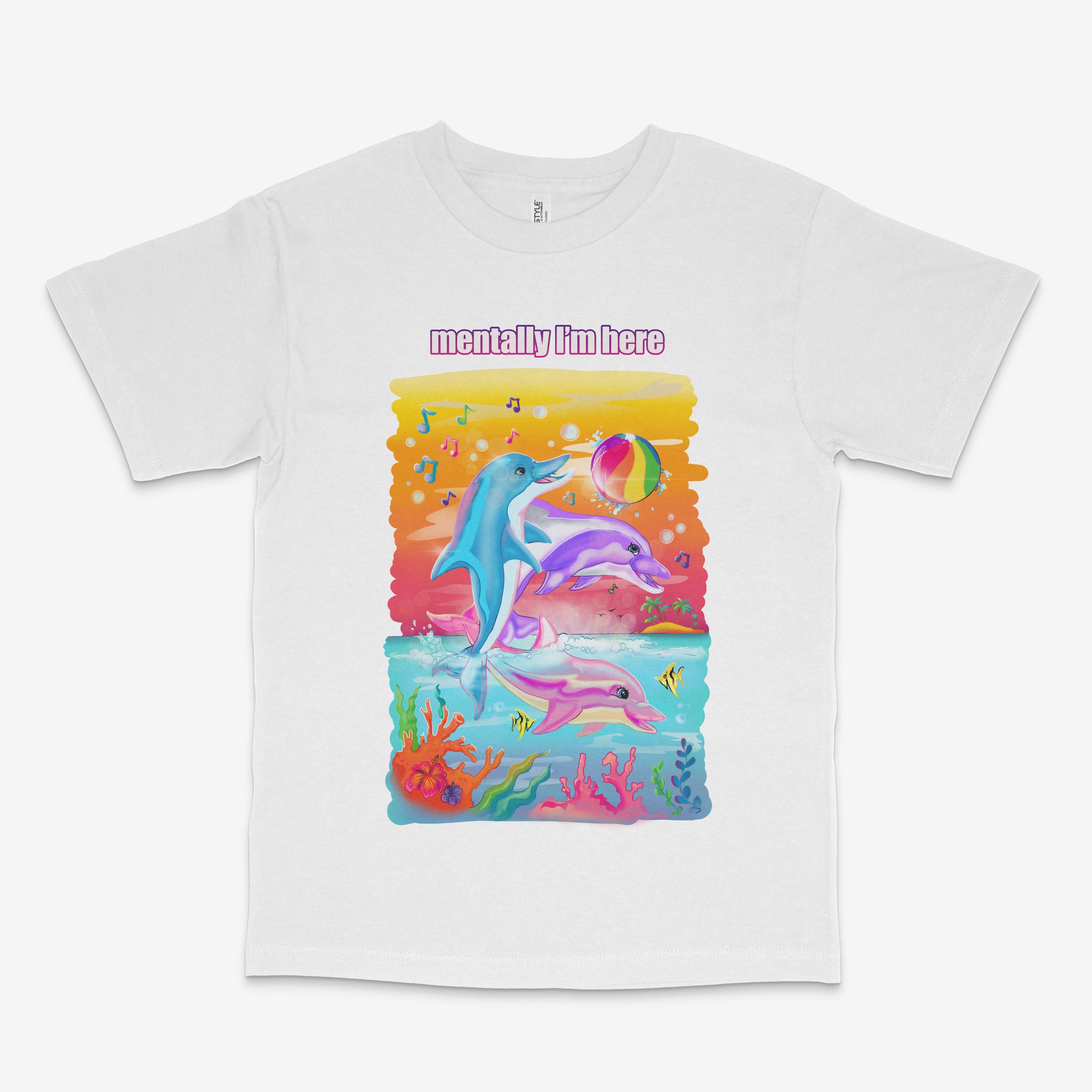 Mentally I'm Here T Shirt