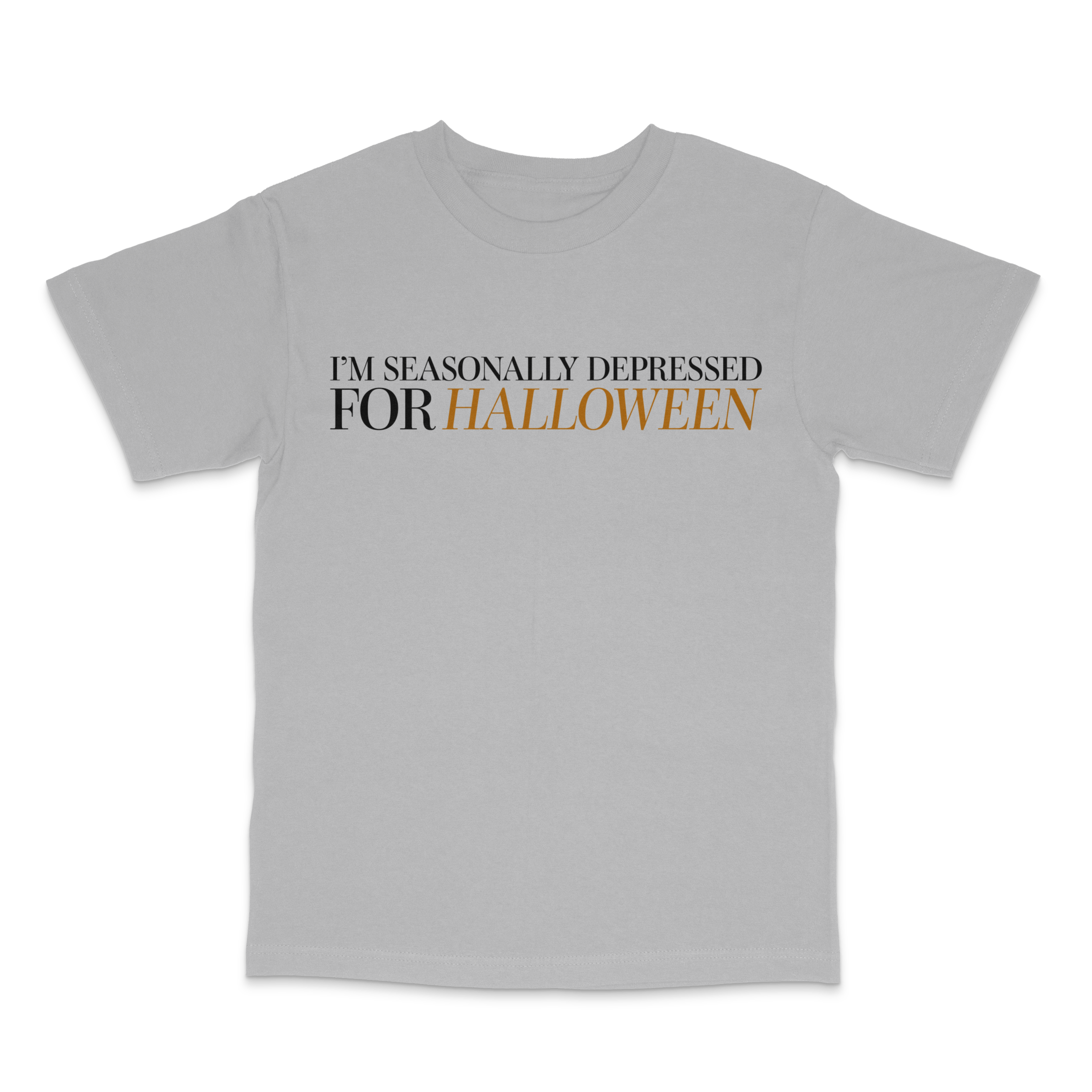 Seasonally Depressed Halloween T Shirt