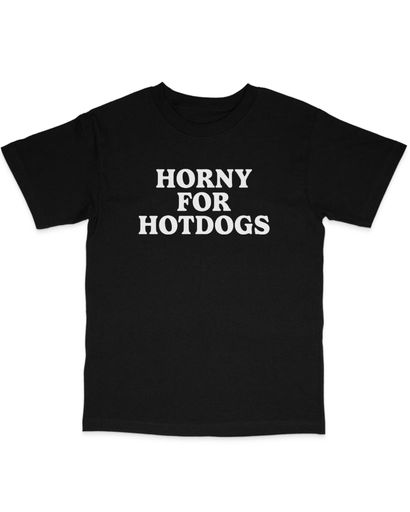 Horny For Hotdogs Tee