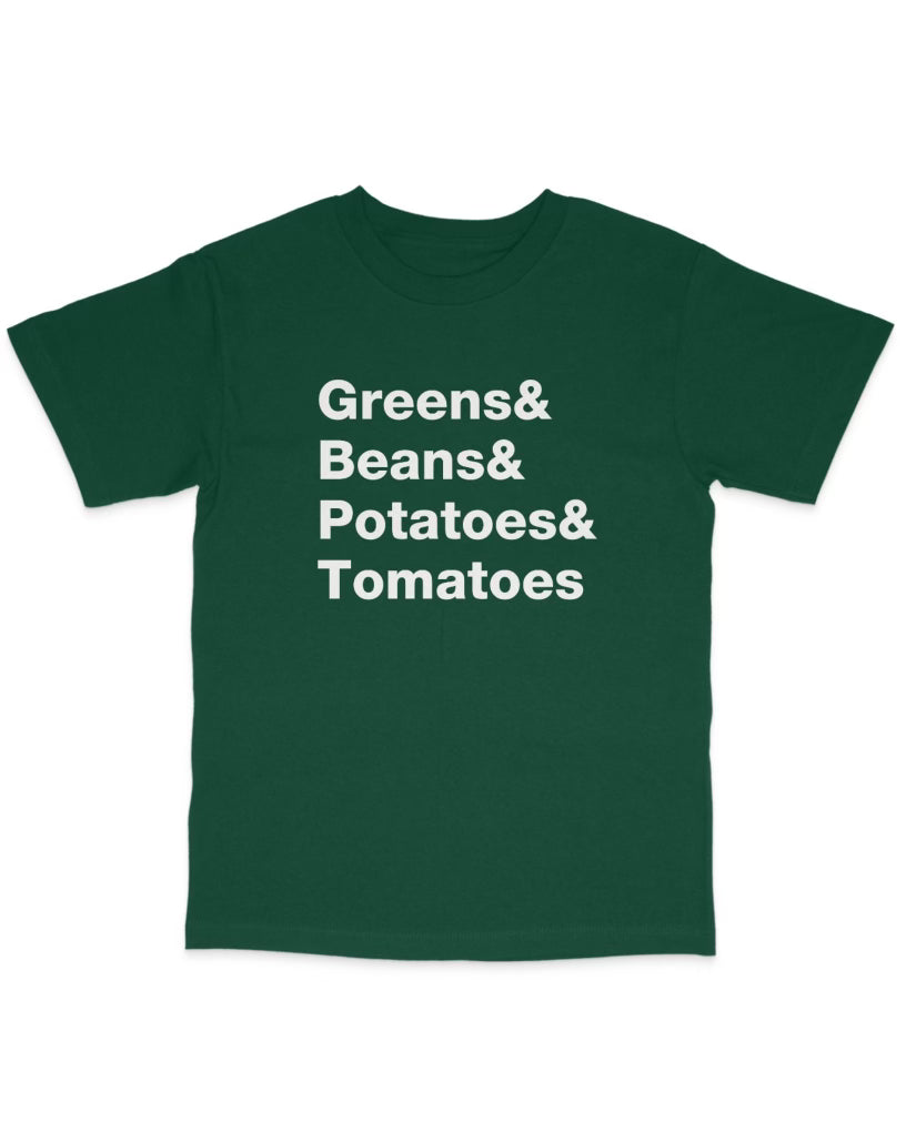 Greens Beans Tomato Potato Tee