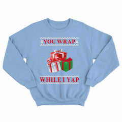 Wrap and Yap Christmas Sweater