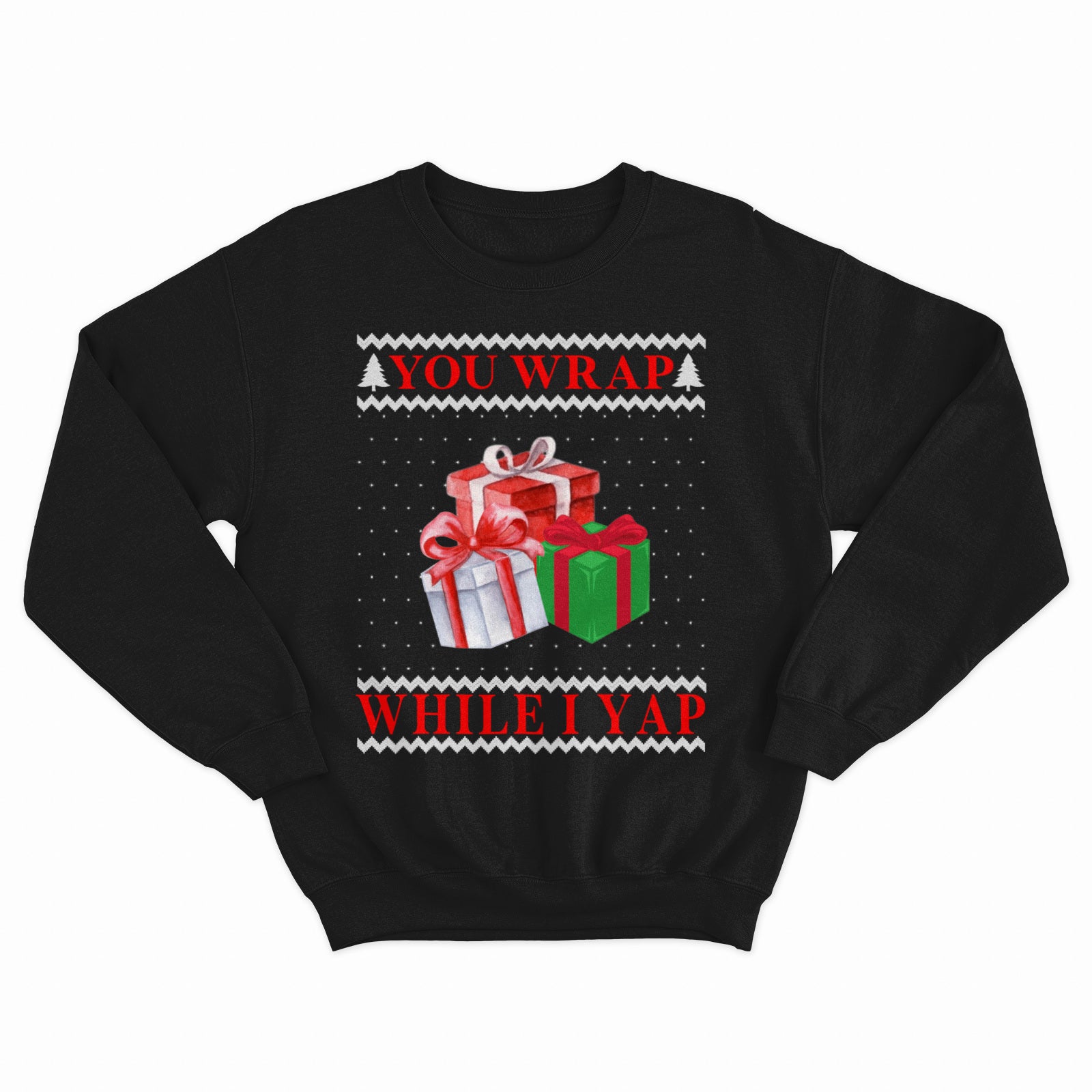 Wrap and Yap Christmas Sweater