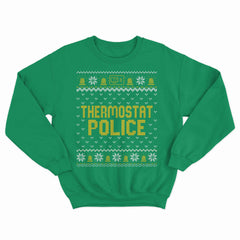 Thermostat Police Christmas Sweater