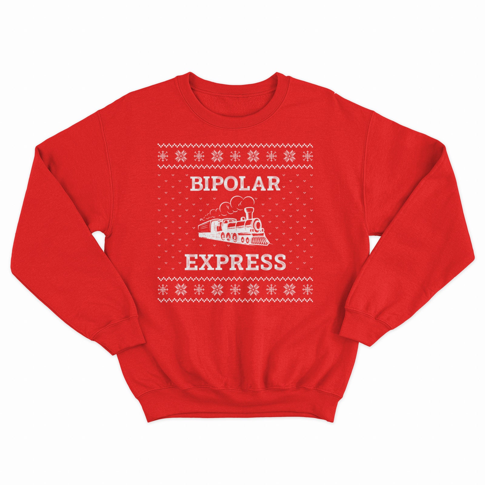 Bipolar Express Christmas Sweater