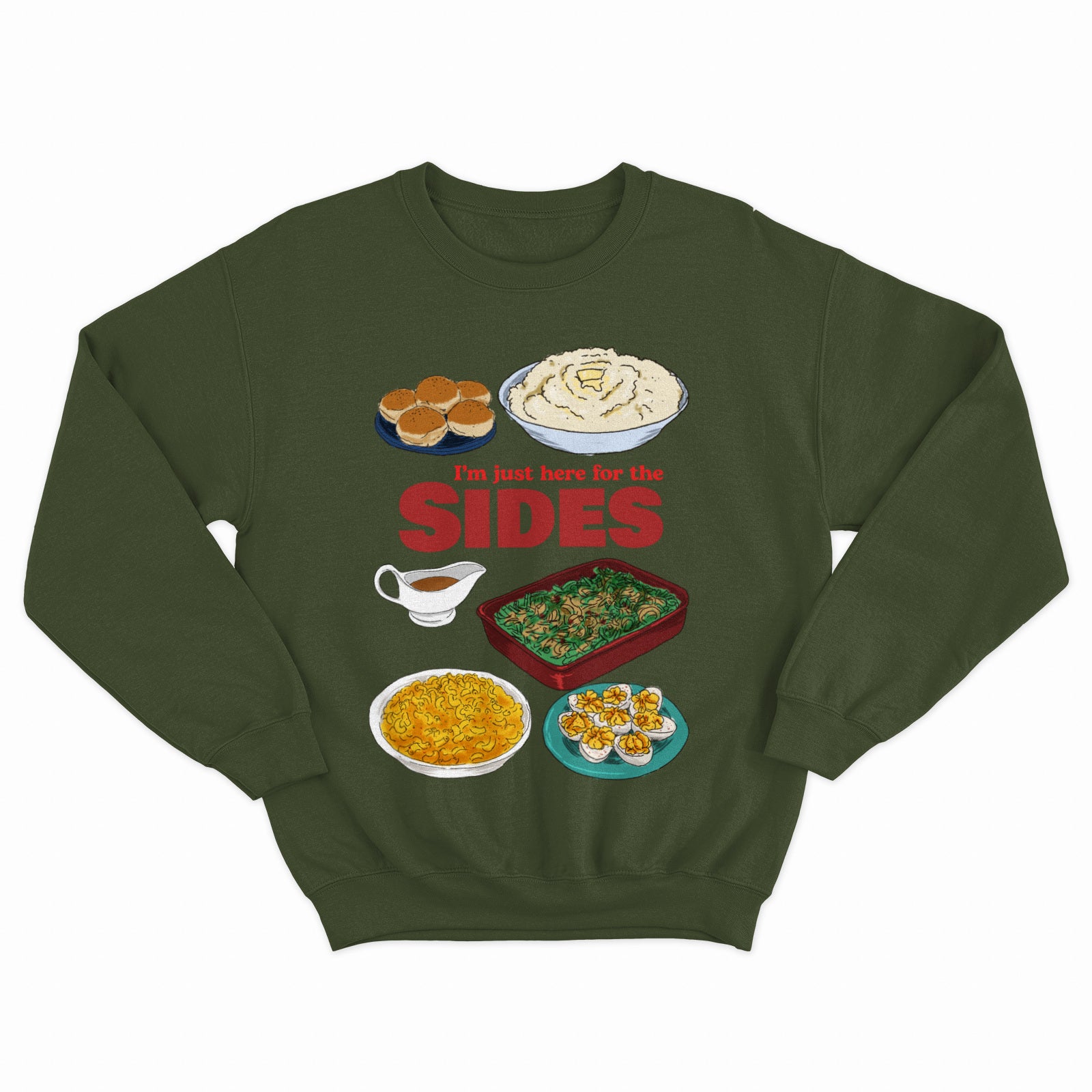 Here For the Sides Crewneck