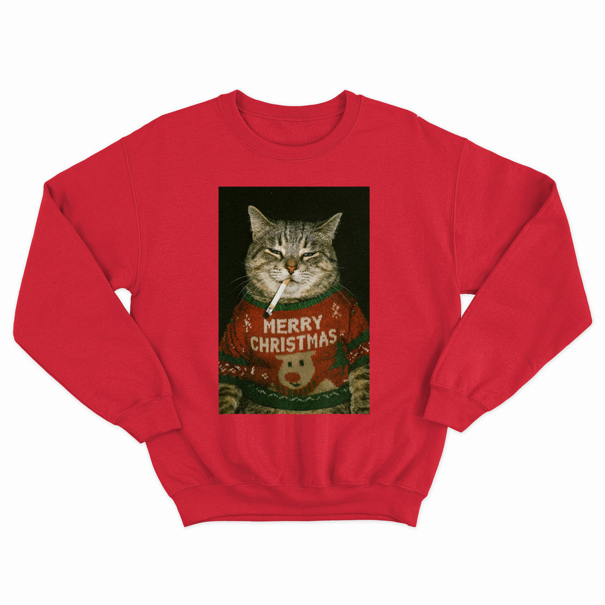 Christmas Cat Crewneck