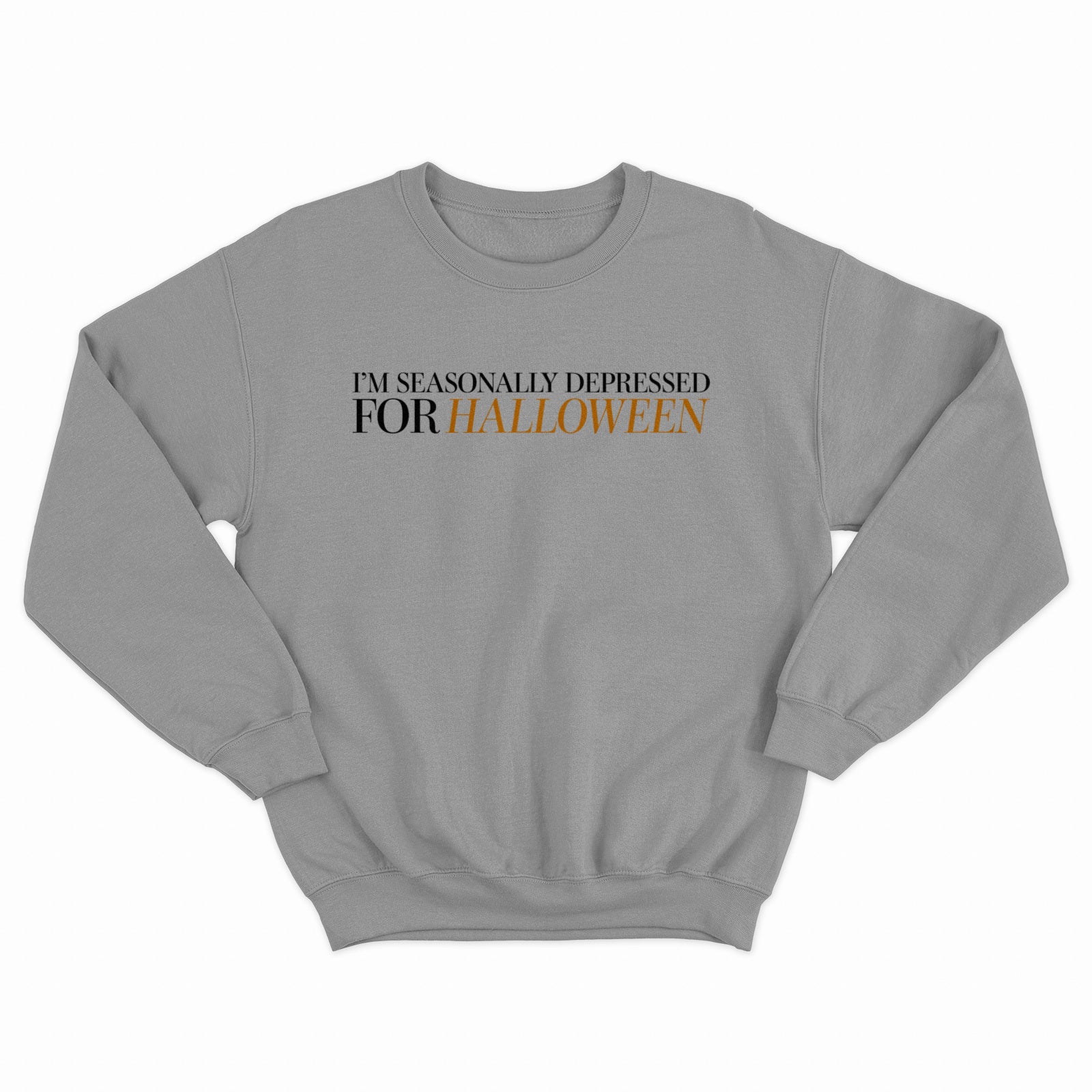Seasonally Depressed Halloween Crewneck